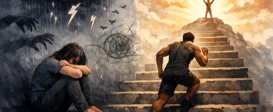 Ansiedade e Depressão Não São Fraqueza: Entenda a Diferença Entre Sofrimento Emocional e Falta de Força de Vontade